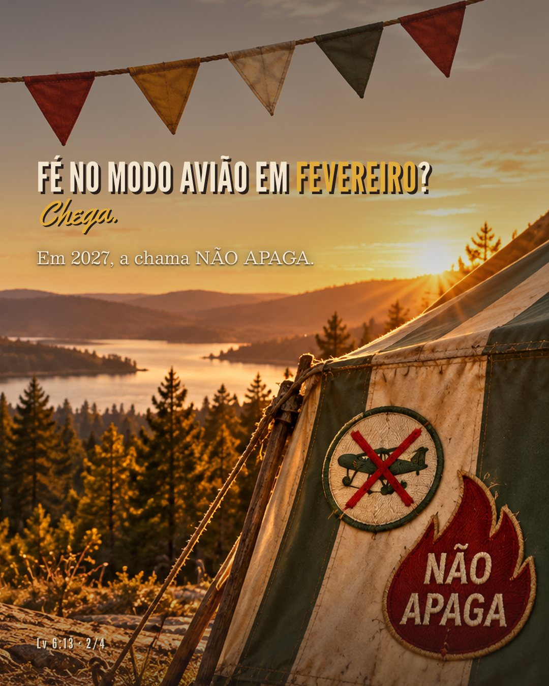 Carrossel 1, 2/4 · Crença antiga: Fé no modo avião em FEVEREIRO? Chega.