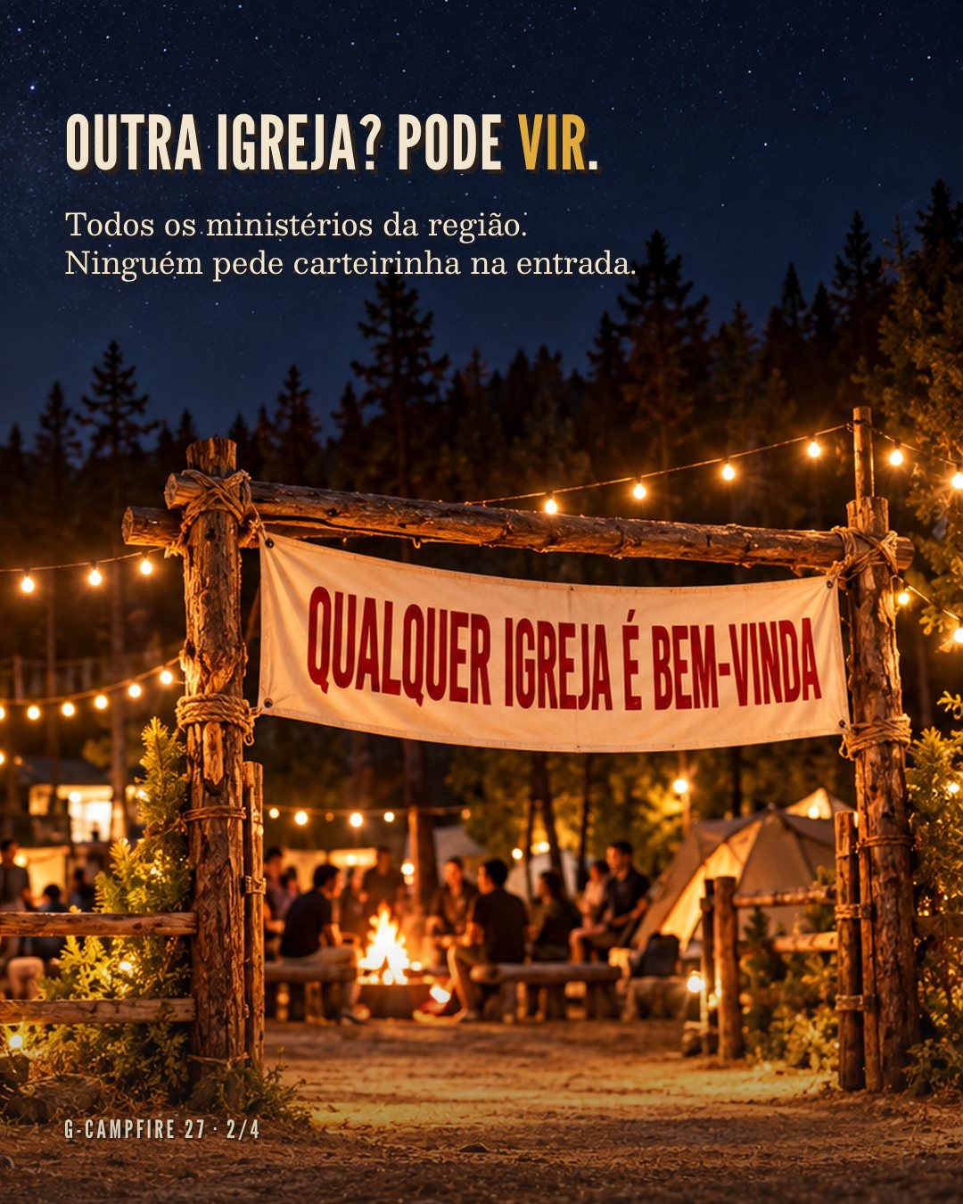 Carrossel 2, 2/4 · Objeção: Outra igreja? Pode VIR.